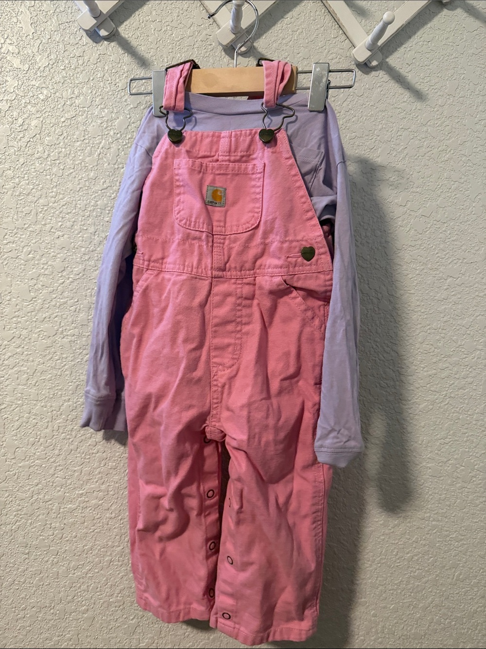 Carhartt Outfit Bundle (2shirts, 1 overall bib)